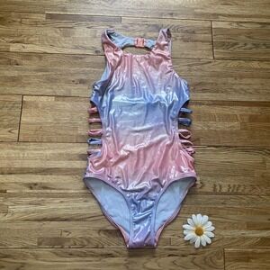 Z by Zella‎ Metallic one piece swimsuit size 8